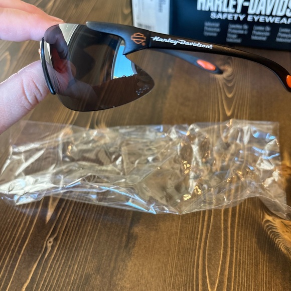 Harley-Davidson Black and Orange Safety Glasses - Picture 6 of 7